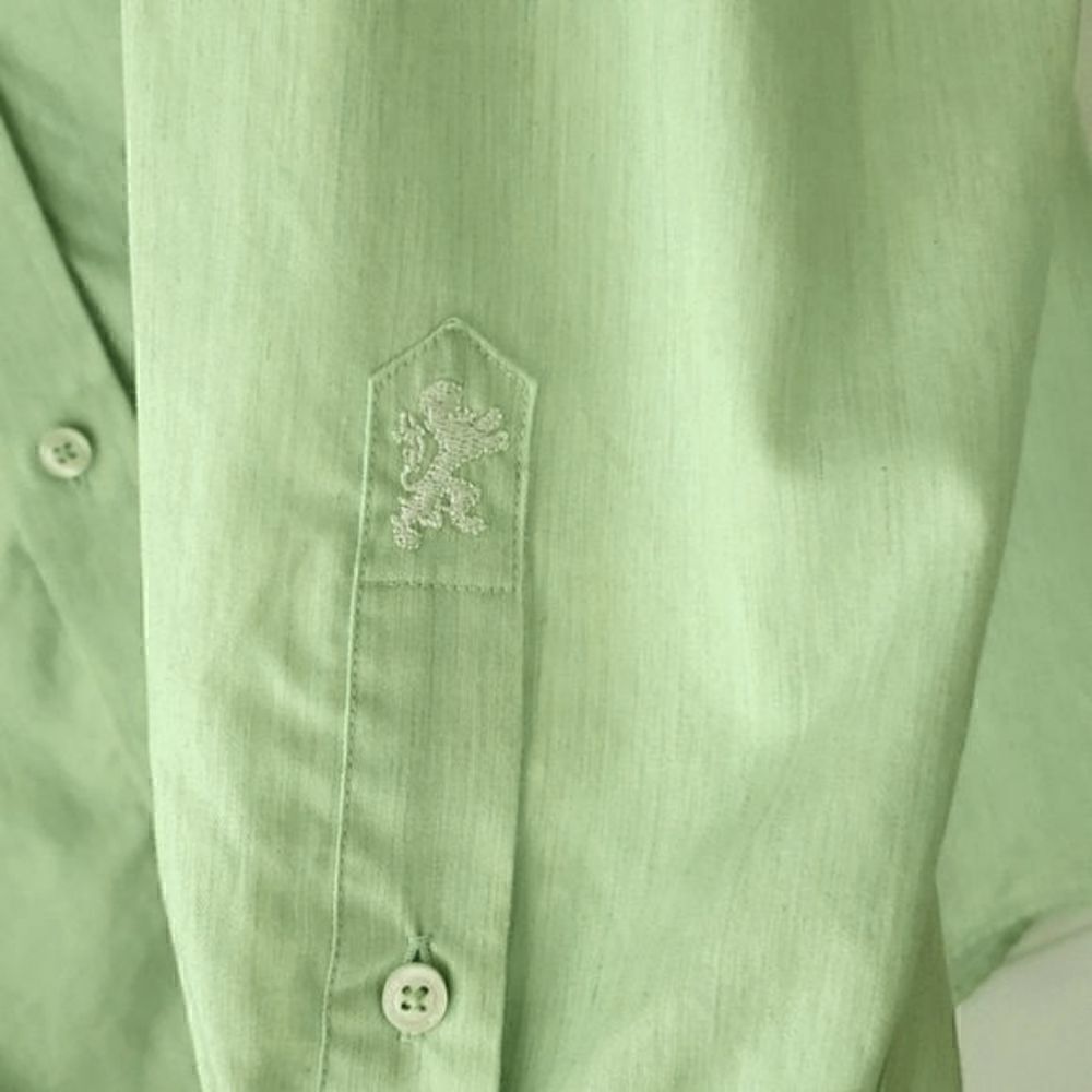 Bugatchi Uomo Mens Long Sleeve Shirt Shaped Fit, Flip Cuff Size 16.5/41 - Picture 6 of 8